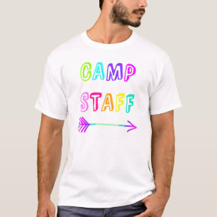 Camp Staff 2021 Campground Crew Counsellor Campfir T-Shirt
