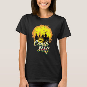 Camp Staff Outdoor Sunset Summer Camping Camper T-Shirt
