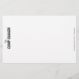 Camp Stationary Stationery