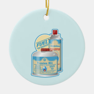 Camp Stove gas canisters Propane Butane Ceramic Ornament