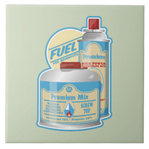 Camp Stove gas canisters Propane Butane Ceramic Tile