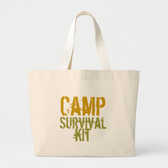 Camp Survival Kit - Tote Bag (Front)