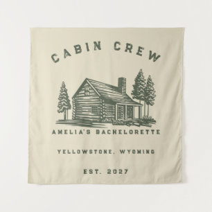 Camp Theme Camping Weekend Bachelorette Party Tapestry