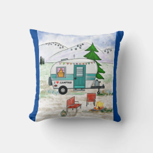 Camp Trailer Pillow