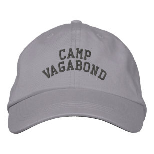 Camp Vagabond Basic Embroidered Grey Cap