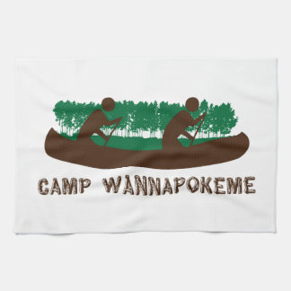 Camp Wannapokeme Tea Towel