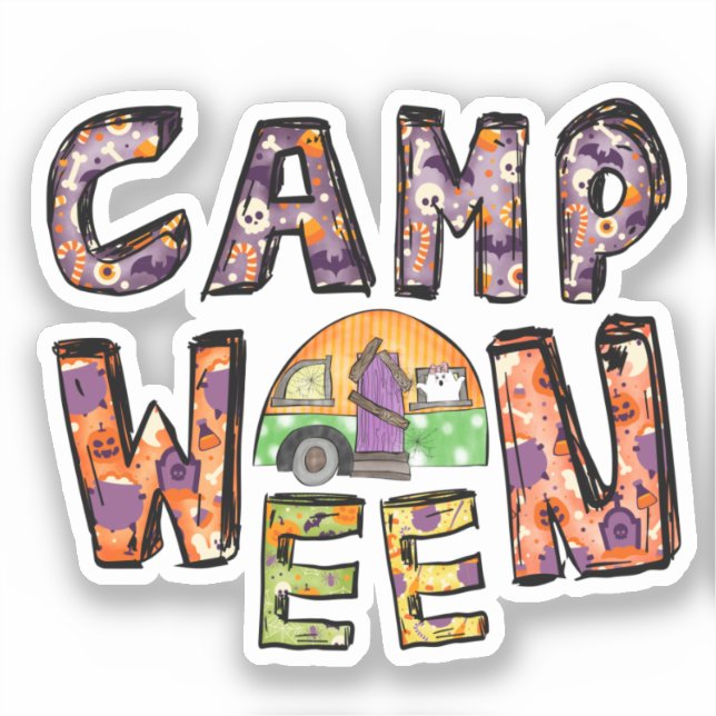 Camp Ween Halloween Camper Design (Front)