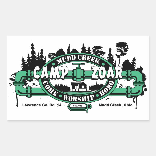 Camp Zoar Stickers (Front)