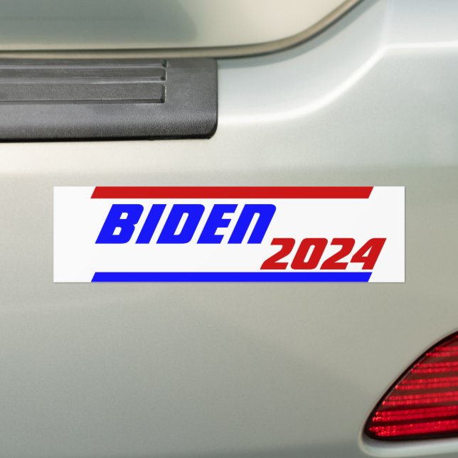 Campaign 2024 election next President BIDEN Bumper Sticker (On Car)