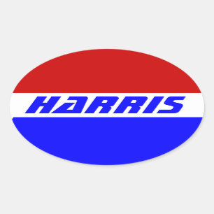 Campaign 2024 election President VP KAMALA HARRIS Oval Sticker