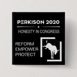 Campaign Button for Perkison 2020