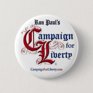 Campaign For Liberty Button - Pin back RON PAUL