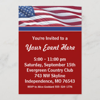 Campaign Party Invitation Template
