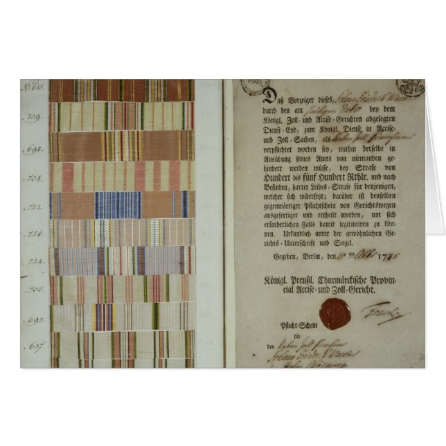 Campaign ribbons and record of duty (Front Horizontal)