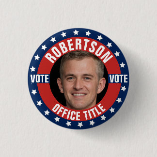 Campaign Template Custom Photo 3 Cm Round Badge