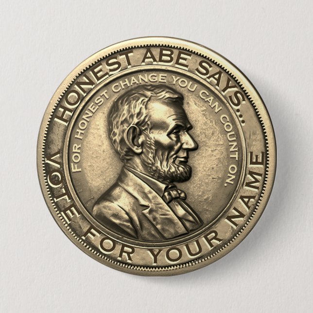 Campaign Template Fun Memorable 7.5 Cm Round Badge (Front)