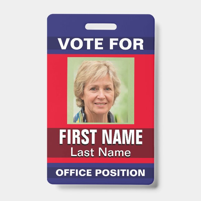 Campaign Template ID Badge (Front)
