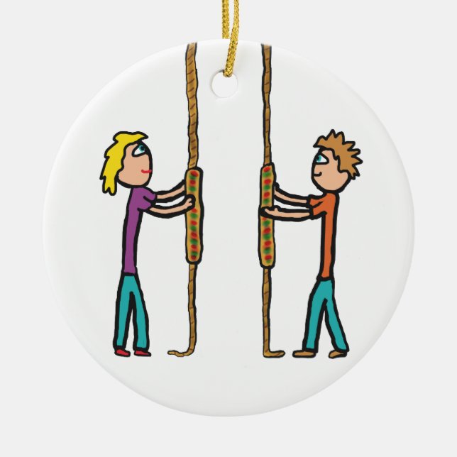 Campanology Ceramic Ornament (Front)