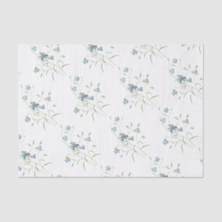 Campanula Flower Pattern Tissue Paper