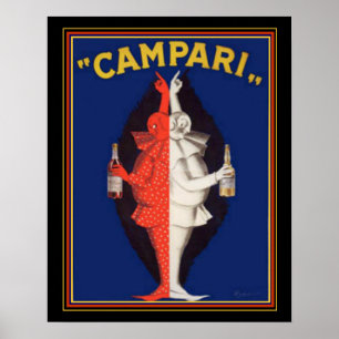 'Campari" 1921 Ad by Leonetto Cappiello - 16x20 Poster