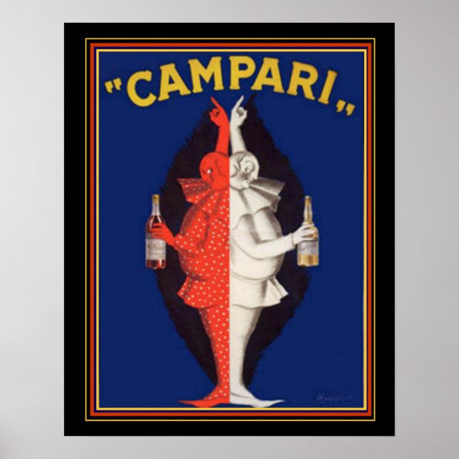 'Campari" 1921 Ad by Leonetto Cappiello - 16x20 Poster (Front)