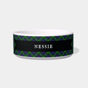 Campbell Black Watch Tartan Scottish Plaid Bowl
