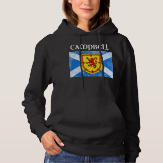 Campbell Clan Scottish Name Scotland Flag Long Hoodie