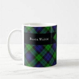 Campbell Clan Tartan Plaid Black Watch Coffee Mug