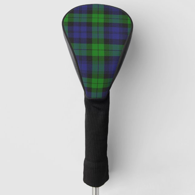 Campbell Clan Tartan Plaid Black Watch Golf Head Cover (Front)