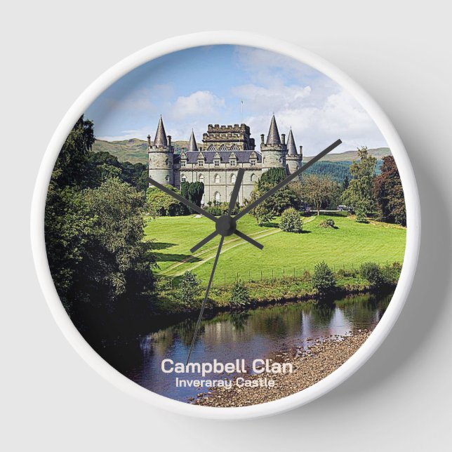 Campbell Clan's Inveraray Castle, Scotland, Clock (Front)