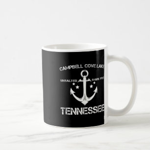 Campbell Cove Lake Tennessee Funny Fishing Camping Coffee Mug
