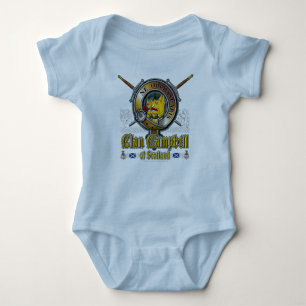 Campbell Crest Badge Baby Bodysuit