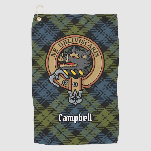 Campbell Crest Golf Towel (Front)