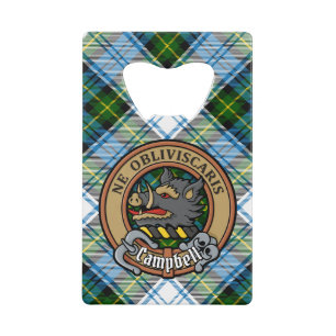 Campbell Crest over Dress Tartan