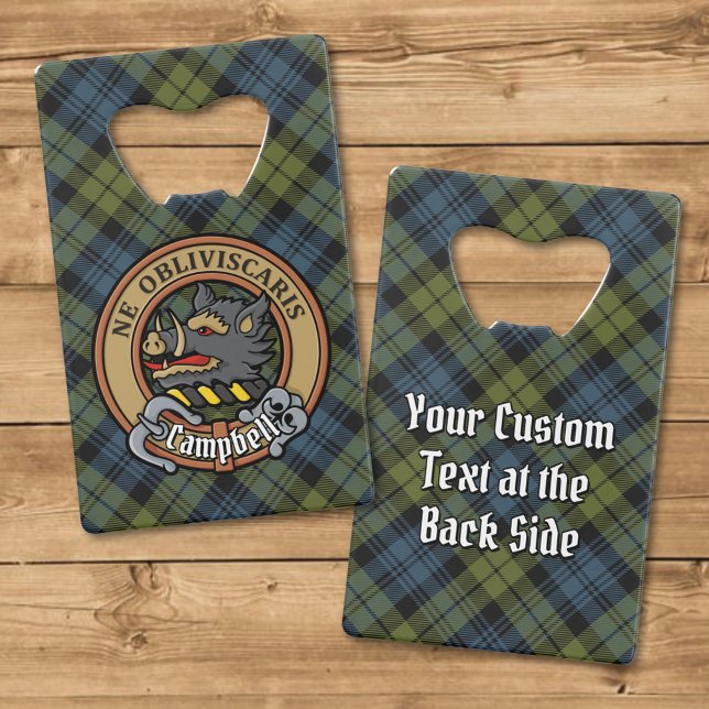 Campbell Crest over Tartan (Creator Uploaded)