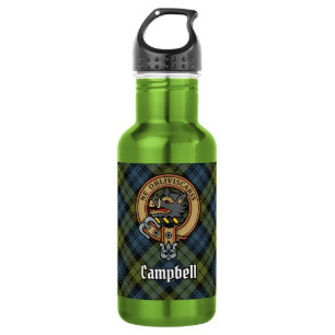 Campbell Crest over Tartan 532 Ml Water Bottle