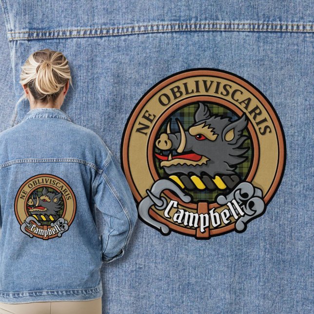 Campbell Crest over Tartan Denim Jacket (Creator Uploaded)