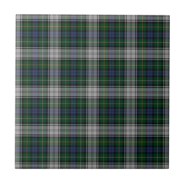Campbell Dress Clan Hunting Tartan Plaid Pattern Ceramic Tile (Front)