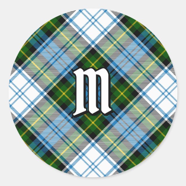 Campbell Dress Tartan Classic Round Sticker (Front)