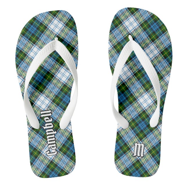 Campbell Dress Tartan Thongs (Footbed)