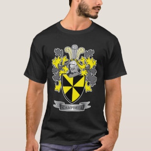 Campbell Family Crest Coat of Arms T-Shirt