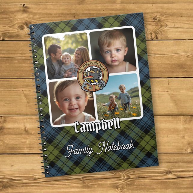 Campbell Family Photo Collage Notebook (Creator Uploaded)
