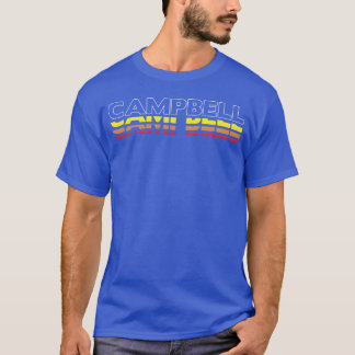 Campbell First Name Funny Vintage Sunset Campbell T-Shirt