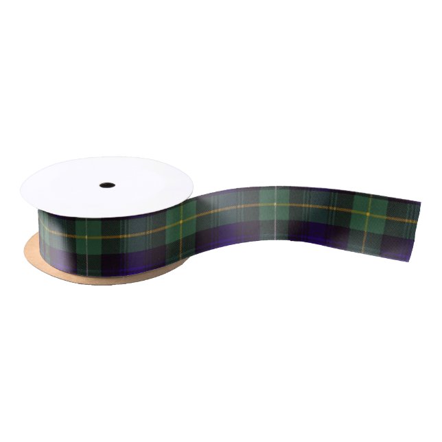 Campbell of Argyll clan Plaid Scottish tartan Satin Ribbon (Spool)