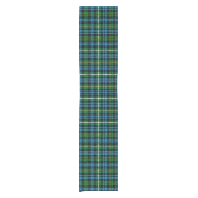 Campbell of Argyll Clan Tartan Short Table Runner (Front)