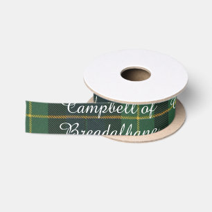 Campbell of Breadalbane Plaid Scottish tartan Satin Ribbon