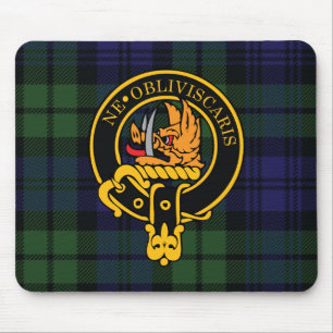 Campbell Scottish Crest and Tartan Mouse Pad