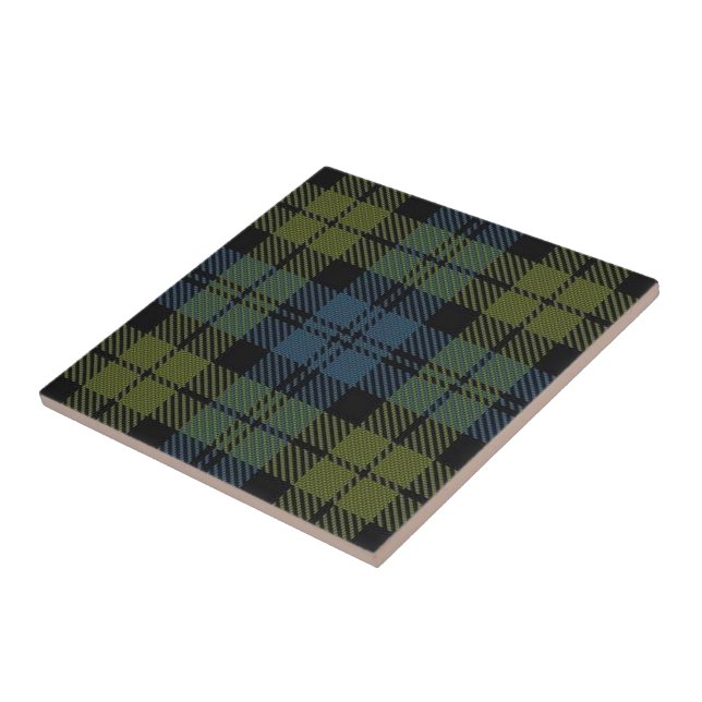 Campbell Scottish Expressions Tartan Ceramic Tile (Side)