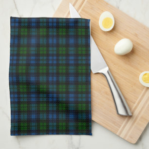 Campbell Scottish Tartan Plaid Tea Towel