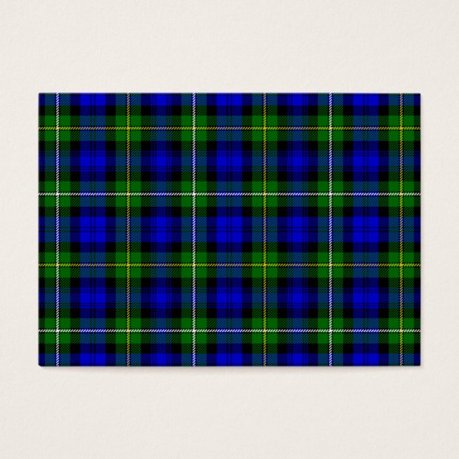 Campbell tartan blue green plaid (Front)